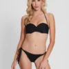 Bas de bikini à cordons avec logo et pompons Bas de bikini à cordons avec logo et pompons