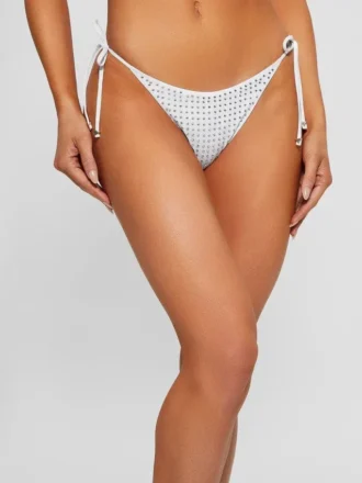 Bas de bikini string à strass