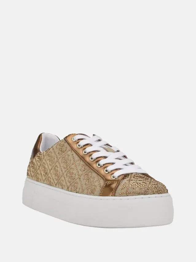 Baskets basses Gelsen avec logo en strass Baskets basses Gelsen avec logo en strass
