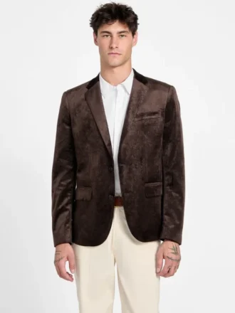 Blazer en velours gaufré Eco Fulham