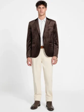 Blazer en velours gaufré Eco Fulham