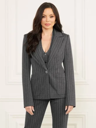 Blazer à fines rayures Hayden
