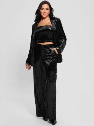Blazer oversize en velours Omega