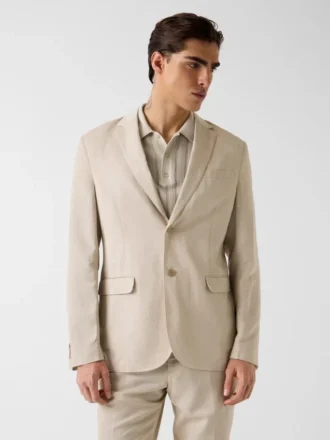 Blazer à simple boutonnage