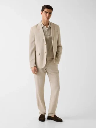 Blazer à simple boutonnage