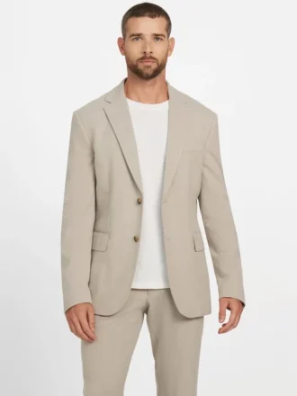 Blazer utilitaire en mélange de laine