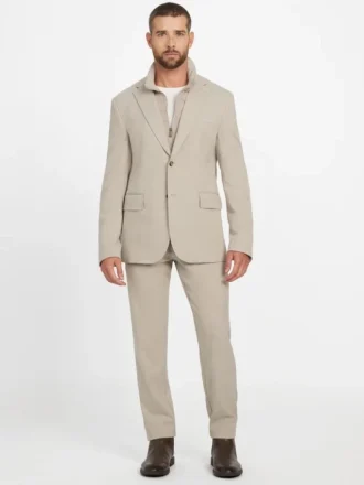 Blazer utilitaire en mélange de laine