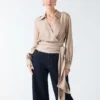 Blouse croisée Dorian