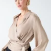 Blouse croisée Dorian