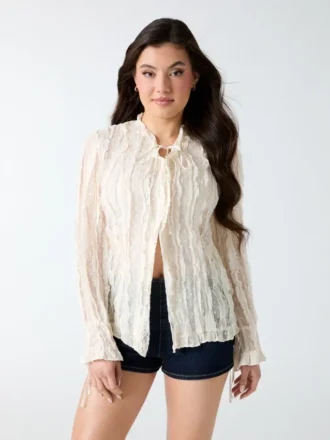 Blouse froncée