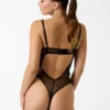 Body balconnet Lea à appliqués floraux Body balconnet Lea à appliqués floraux