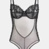 Body balconnet Lea à appliqués floraux Body balconnet Lea à appliqués floraux