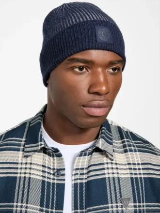 Bonnet côtelé bicolore Eco