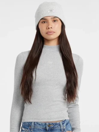 Bonnet à patch en mélange de laine