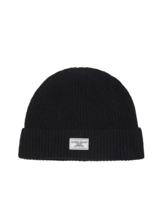 Bonnet à patch en mélange de laine