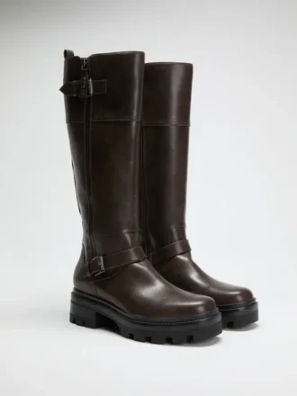 Bottes à crampons Lynnie montant jusqu&rsquo;aux genoux