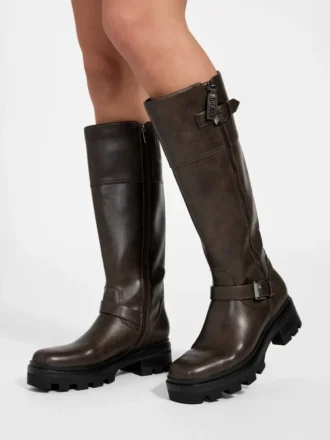 Bottes à crampons Lynnie montant jusqu&rsquo;aux genoux