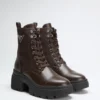 Bottes de combat à semelle compensée Yarini
