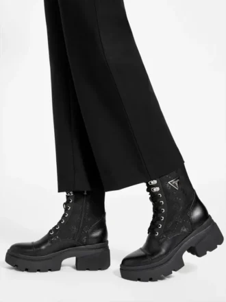 Bottes de combat à semelle compensée Yarini
