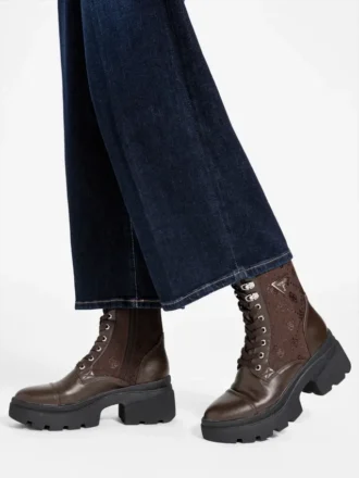 Bottes de combat à semelle compensée Yarini