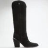 Bottes en daim Sashan montant jusqu&rsquo;aux genoux