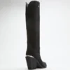 Bottes en daim Sashan montant jusqu&rsquo;aux genoux