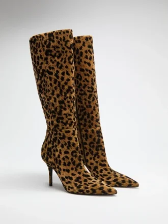 Bottes en simili cuir montant jusqu&rsquo;aux genoux Gressa