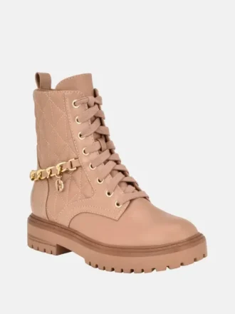 Bottes moto matelassées à chaînes Jellard