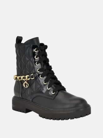 Bottes moto matelassées à chaînes Jellard