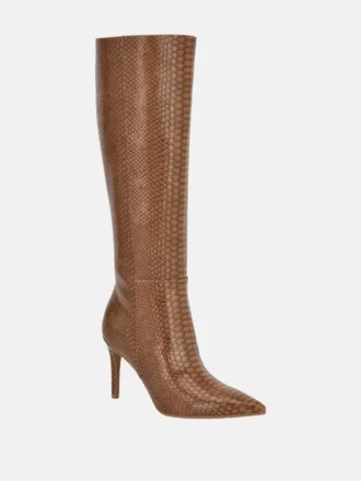 Bottes Richee en imitation peau de serpent