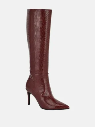 Bottes Richee en imitation peau de serpent