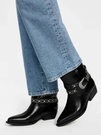Bottines à boucle cloutée Lansly