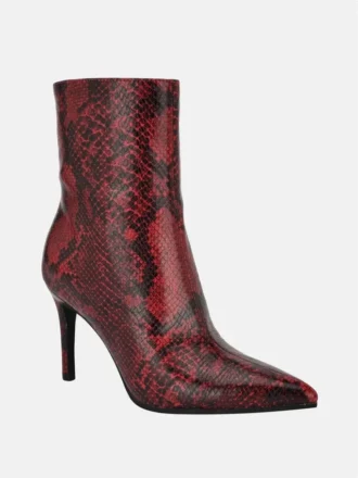 Bottines en simili cuir riche