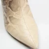 Bottines en simili cuir riche
