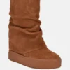 Bottines à talon compensé caché Guinna