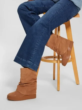 Bottines à talon compensé caché Guinna