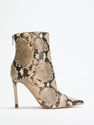 Bottines à talons Simone avec fermeture à glissière