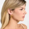 Boucles d&rsquo;oreilles créoles légères dorées