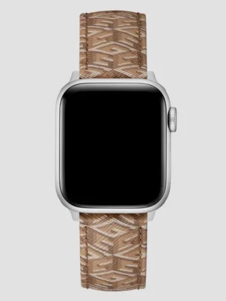 Bracelet en cuir marron G-Cube 38-40 mm pour Apple Watch®