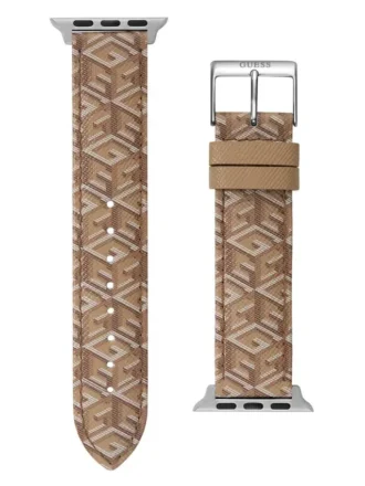 Bracelet en cuir marron G-Cube 38-40 mm pour Apple Watch®