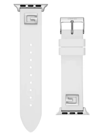 Bracelet en silicone blanc 38-40 mm pour Apple Watch®