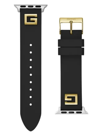 Bracelet en silicone noir 38-40 mm pour Apple Watch®