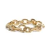 Bracelet à maillons pavés dorés