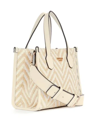 Cabas mini Silvana à motif chevron