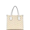 Cabas mini Silvana à motif chevron Cabas mini Silvana à motif chevron