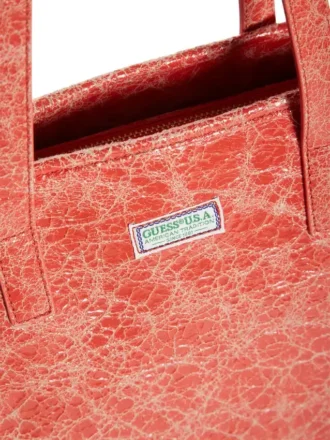 Cabas Serapia en cuir craquelé