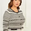 Cardigan Arianna à surpiqûres Cardigan Arianna à surpiqûres