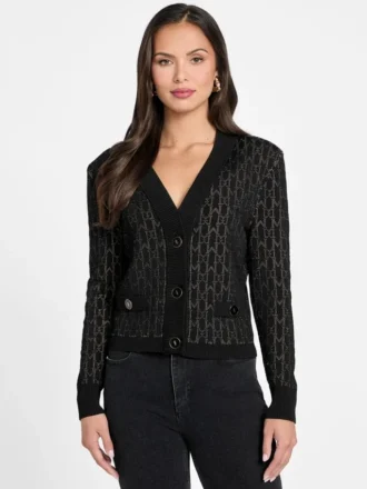 Cardigan Billie à monogramme