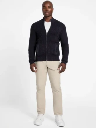 Cardigan Eco Ryder en maille gaufrée