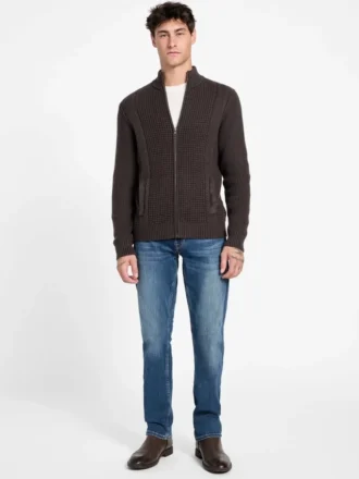Cardigan Eco Ryder en maille gaufrée